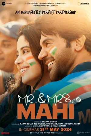 ✅Download Mr. & Mrs. Mahi (2024) HDTS Hindi Movie and available in 480p & 720p & 1080p. This movie is based on Biography, Drama, Sport and available in Hindi.