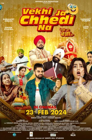 ✅Download Vekhi Ja Chhedi Na (2024) WEB-DL Punjabi Full Movie and available in 480p & 720p & 1080p. This movie is based on Drama and available in Punjabi.